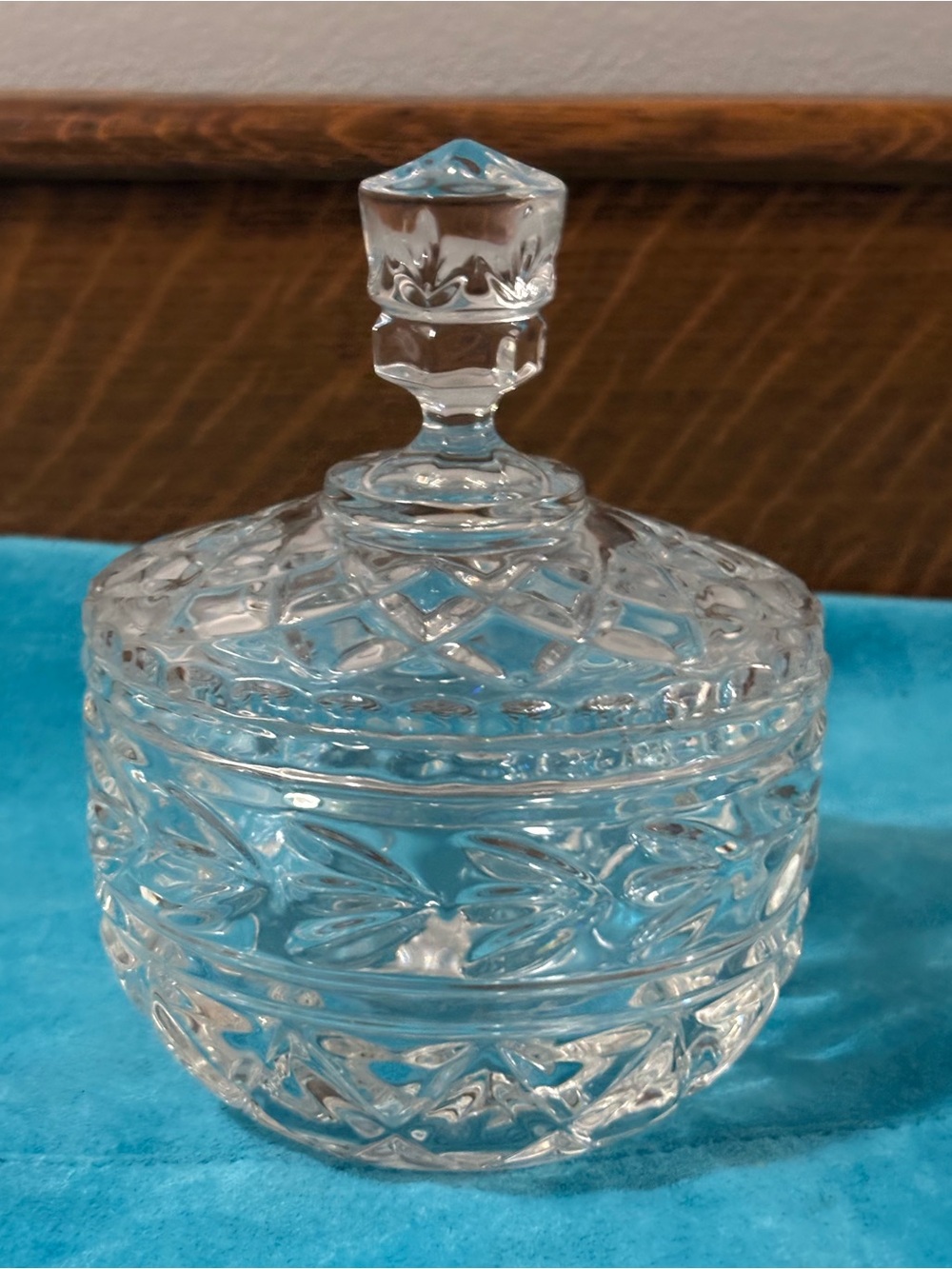Vintage Crystal Candy Dish